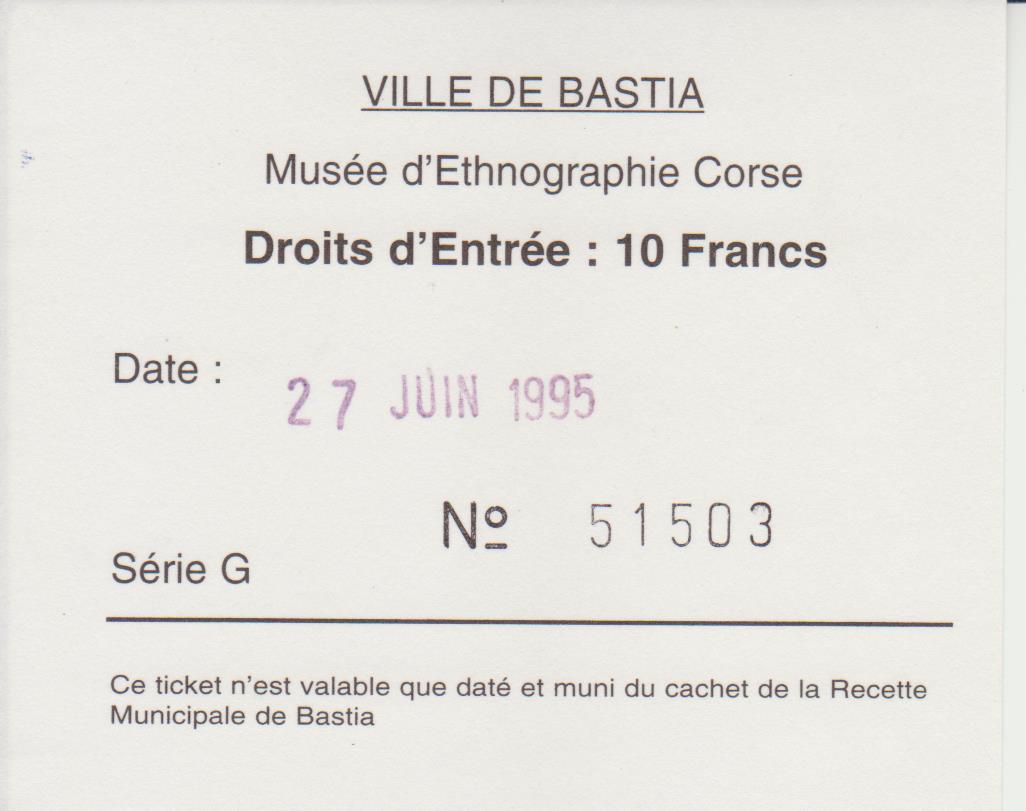 19) Musée d'Ethnographie Corse