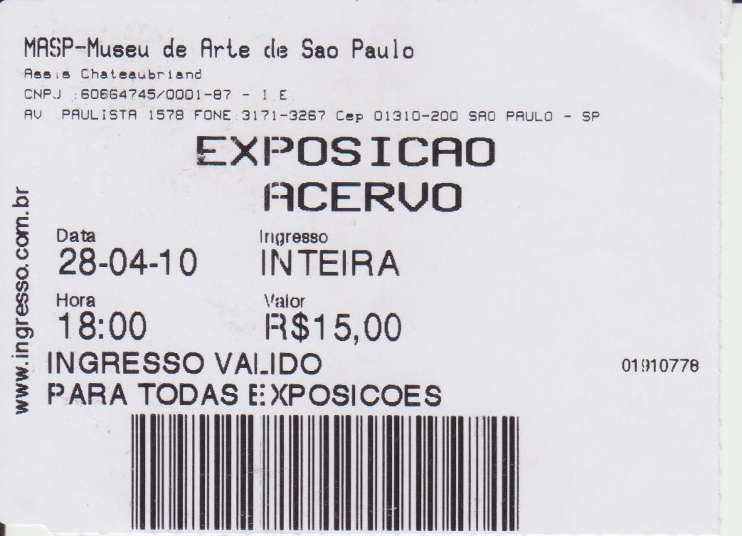 71) Museu de Arte de Sao Paulo