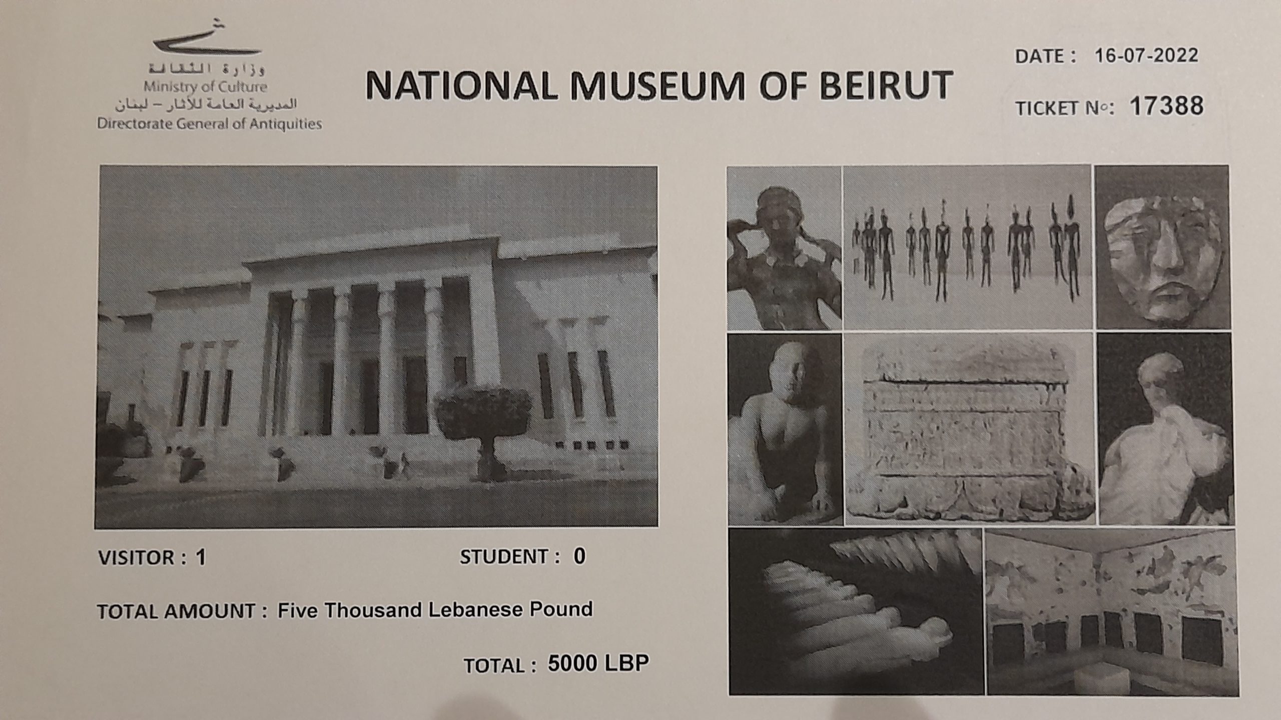 149) Museo Nazionale di Beirut