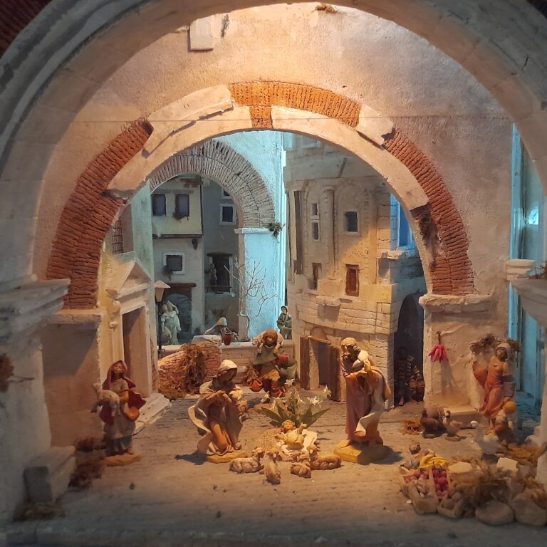 "Natale a Roma di una volta" di A. Pintucci - Polistirolo e gesso