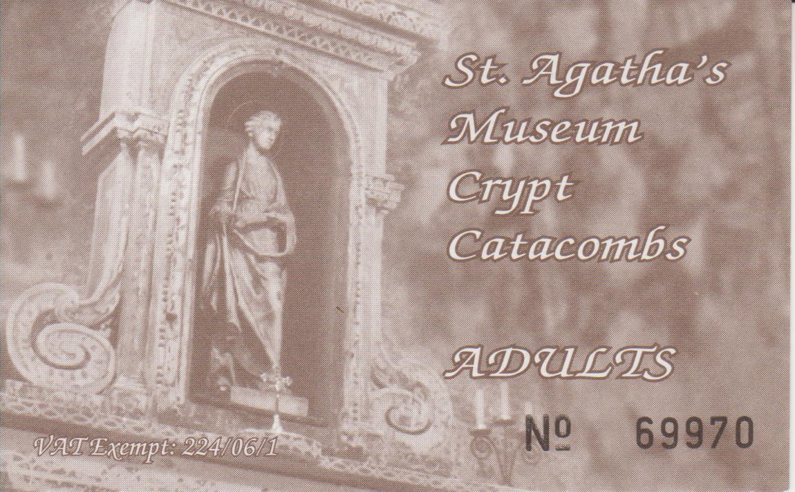 160) Catacombe di Sant'Agata