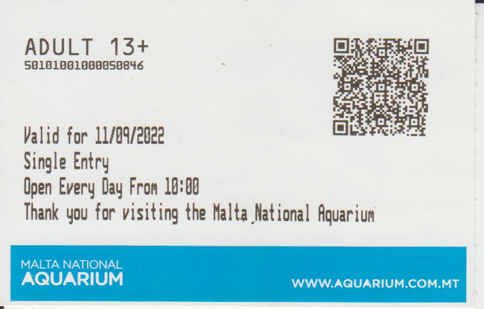 154) Malta National Aquarium