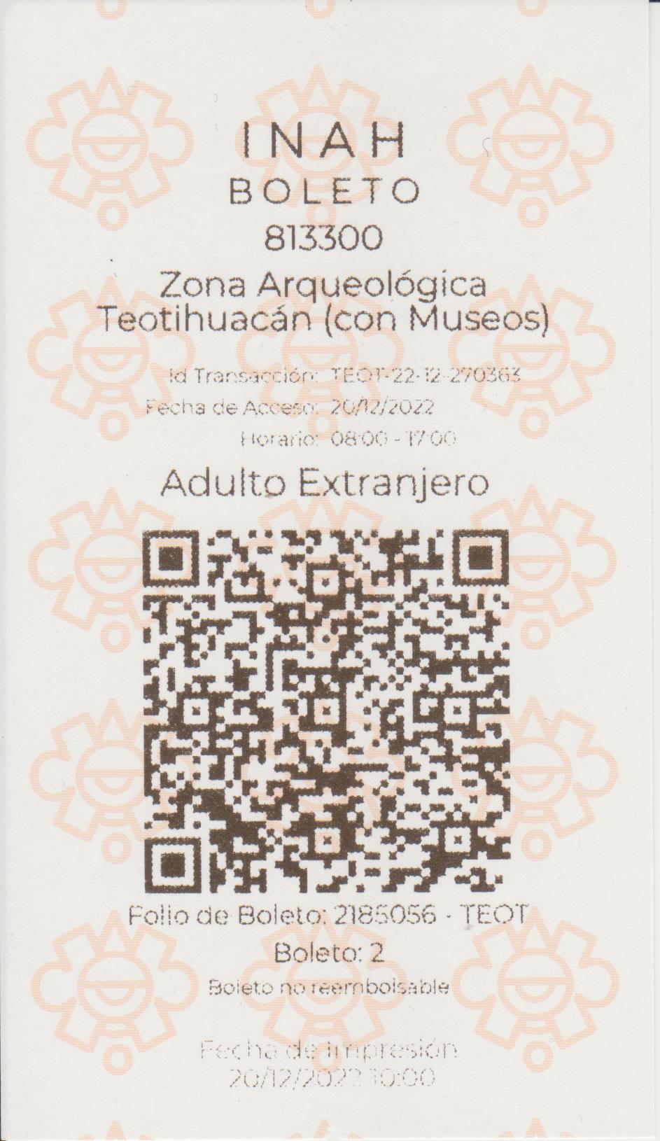 169) Zona Arqueológica de Teotihuacán