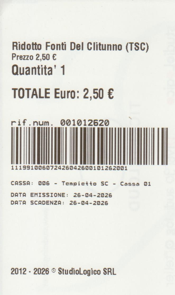 226) Tempietto sul Clitunno
